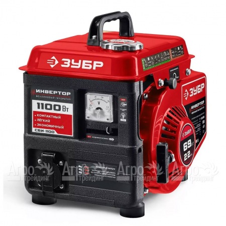 Бензогенератор инверторный Зубр СБИ-1100 1 кВт в Набережных Челнах