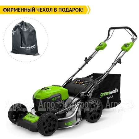Газонокосилка аккумуляторная GreenWorks GD40LM46SP (без батареи и зарядного устройства) в Набережных Челнах