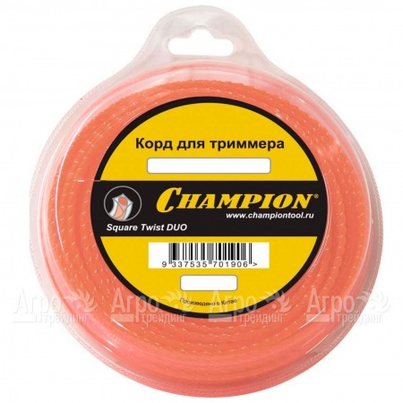Корд триммерный Champion Square Twist Duo 2.4мм, 44м (витой квадрат)  в Набережных Челнах