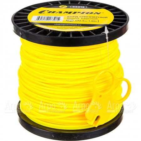 Корд триммерный Champion Round 2.4 мм х90 м (круглый) + нож  в Набережных Челнах