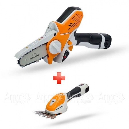 Аккумуляторная пила Villartec SA1462 + мотоножницы HA1462 (без аккумулятора и зарядного устройства)  в Набережных Челнах