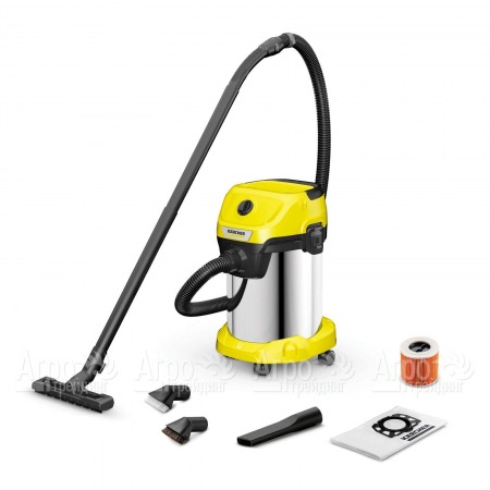 Хозяйственный пылесос Karcher WD 3 S V-19/4/20 SuctionBrushKit в Набережных Челнах