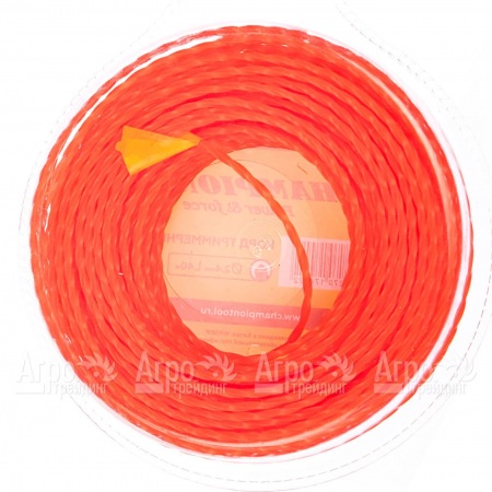 Корд триммерный Champion Twisted Square 3.0мм, 300м (витой квадрат)+нож  в Набережных Челнах