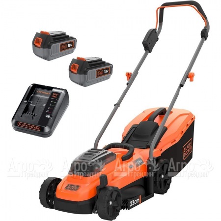 Газонокосилка аккумуляторная Black+Decker BCMW33184L2 в Набережных Челнах