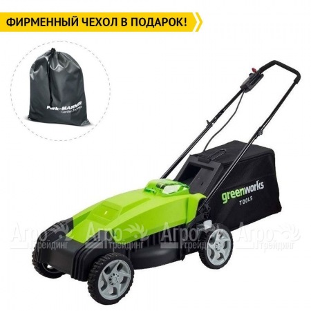 Газонокосилка аккумуляторная GreenWorks G-Max G40LM35 40V 35 см (без аккумулятора и ЗУ) в Набережных Челнах