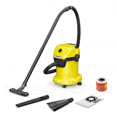 Хозяйственный пылесос Karcher WD 3 V-17/4/35 + Nozzles в Набережных Челнах