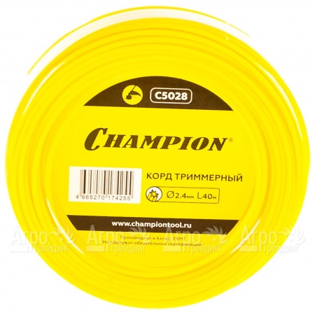 Корд триммерный Champion Star 2.4мм, 40м (звезда)  в Набережных Челнах