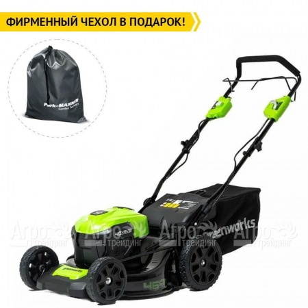 Газонокосилка аккумуляторная GreenWorks GD40LM46SP 8 Ач в Набережных Челнах
