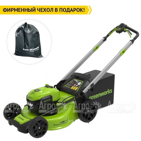 Газонокосилка аккумуляторная GreenWorks GD40LM48SPК4  в Набережных Челнах