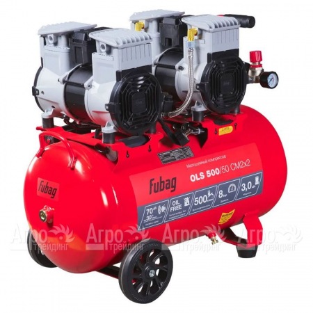 Компрессор безмасляный малошумный Fubag OLS 500/50 CM2х2 в Набережных Челнах