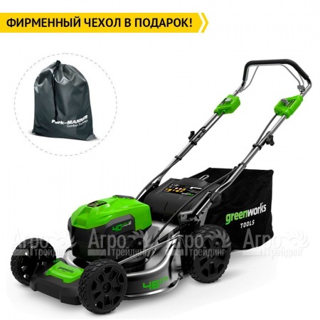 Газонокосилка аккумуляторная GreenWorks GD40LM46SPK6  в Набережных Челнах