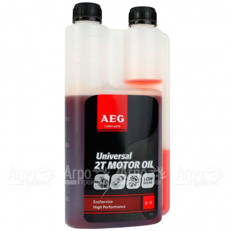 Масло минеральное Universal AEG 2T Motor Motor Oil API TC 1 л для 2-х тактных двигателей в Набережных Челнах