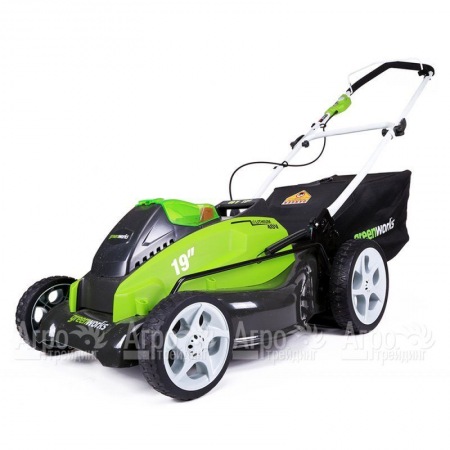 Газонокосилка аккумуляторная GreenWorks G-Max G40LM45 40V 45 см (без батареи и зарядного устройства) в Набережных Челнах