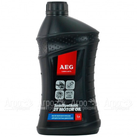 Масло AEG Semi Synthetic 2T Motor Oil API TC 1 л для 2-х тактных двигателей в Набережных Челнах