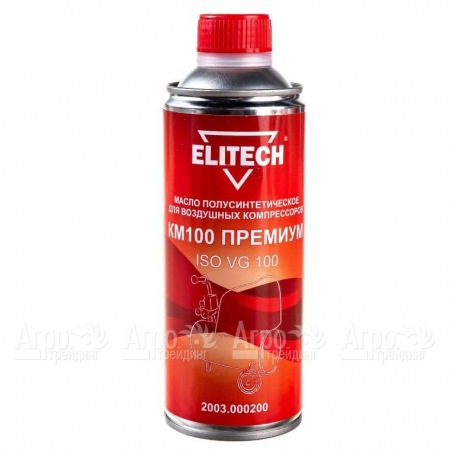 Масло полусинтетическое Elitech КМ100 2003.000200 ISO 100 0.45 л для воздушных компрессоров в Набережных Челнах