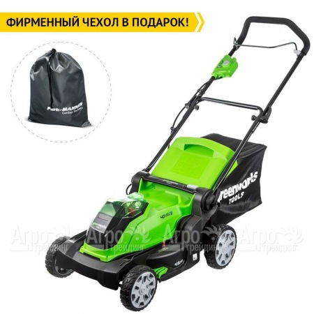 Газонокосилка аккумуляторная GreenWorks G40LM41K3 в Набережных Челнах