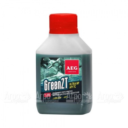 Масло синтетическое AEG Green HP 2T Motor Oil API TC 100 мл для 2-х тактных двигателей в Набережных Челнах