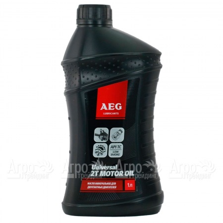 Масло минеральное Universal AEG 2T Motor Oil API TC 1 л для 2-х тактных двигателей в Набережных Челнах