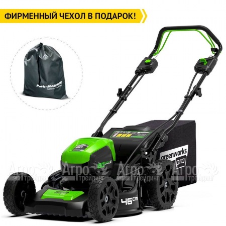 Газонокосилка аккумуляторная GreenWorks GD80LM46SP (без аккумулятора и зарядного устройства)  в Набережных Челнах