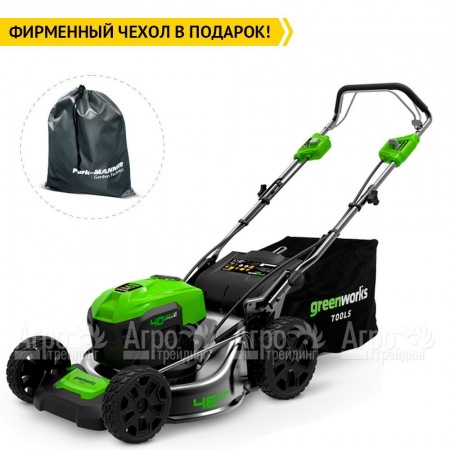 Газонокосилка аккумуляторная GreenWorks GD40LM46SPK4  в Набережных Челнах