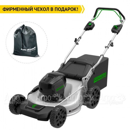 Газонокосилка аккумуляторная GreenWorks GC82LM51SPK5  в Набережных Челнах