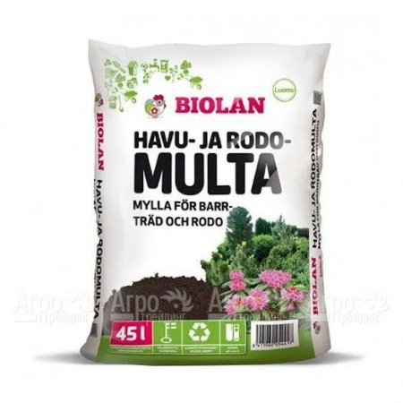 Грунт для хвойных и рододендронов Biolan 45 л в Набережных Челнах