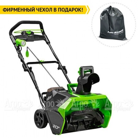 Снегоуборщик аккумуляторный GreenWorks GD40STK5 5 Ач в Набережных Челнах