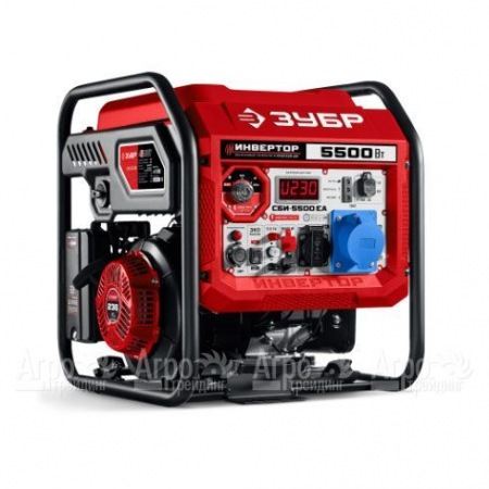 Бензогенератор инверторный Зубр СБИ-5500ЕА 5 кВт в Набережных Челнах