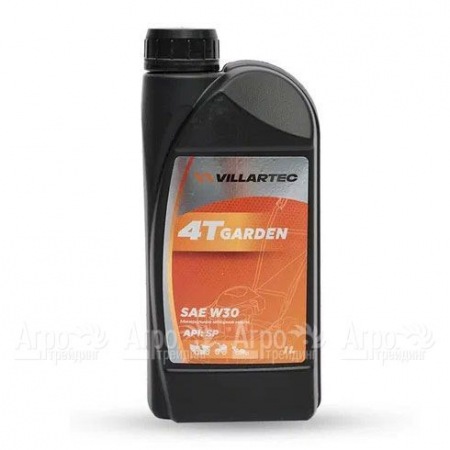 Масло моторное летнее Villartec 5098410000 4T Garden SAE W-30, 1 л для 4-х тактных двигателей в Набережных Челнах