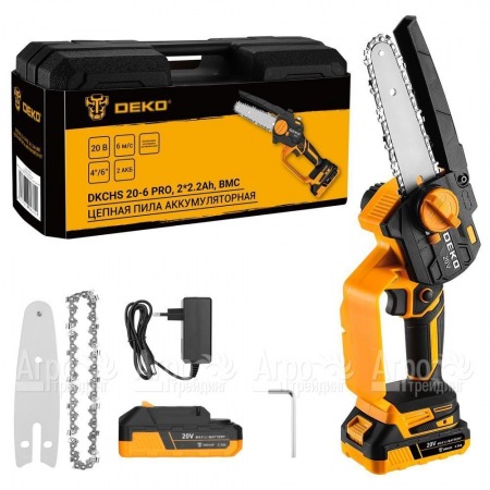 Аккумуляторная пила DEKO DKCHS 20-6 PRO 6" в кейсе в Набережных Челнах