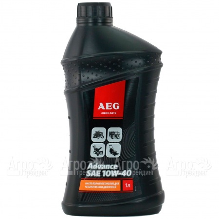 Масло п/с AEG Advance SAE 10W40 API SJCF 1 л для 4-х тактных двигателей в Набережных Челнах