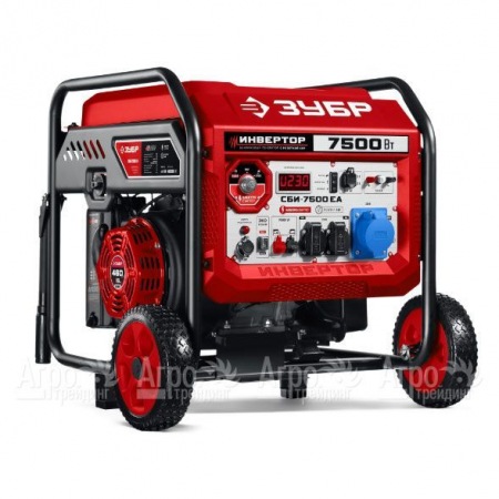 Бензиновый генератор инверторный Зубр СБИ-7500ЕА 7 кВт в Набережных Челнах