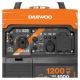 Инверторный бензогенератор Daewoo GDA 1400 i 1 кВт в Набережных Челнах